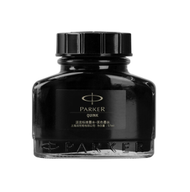 派克 PARKER 标准纯黑墨水 57ml/瓶  （黑色）
