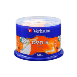 威宝 Verbatim 空白光盘 16x 4.7G DVD-R 50片/桶
