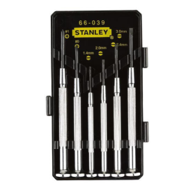 史丹利（Stanley）订制6件套金属精密螺丝批 66-039-23
