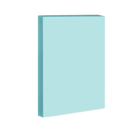 富城  彩色复印纸 A4 80g 500张/包  浅蓝