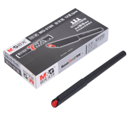 晨光 M＆G 中性笔 碳素纤维头签字笔 会议笔 水笔 MG2180 0.5mm（黑色、红色、蓝色）