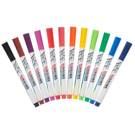 晨光（M&G）12色易擦彩色笔 白板笔 AWMY2302 12支/盒