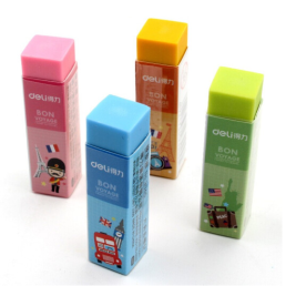 得力 deli 彩色橡皮擦 (颜色随机) 3045