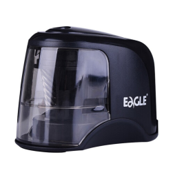 益而高（EaGLE）滚刀式电动削笔器电动卷笔刀USB接口供电/电池供电E5121 黑色