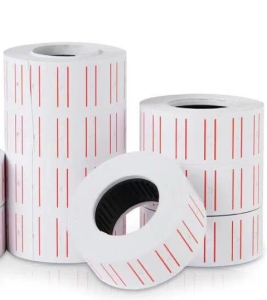 劲威 单排标价纸 21.5*12mm 10卷/筒