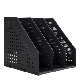 得力 deli 可折叠三联文件框/文件架 78995