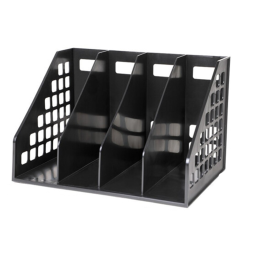 得力 deli 四联一体文件框/文件架  9840 (蓝色、黑色、灰色)