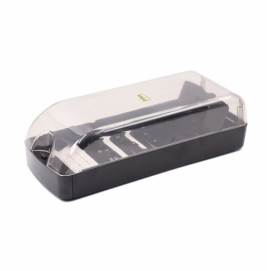 益而高 Eagle 透明名片盒 808M 550名 (黑色)