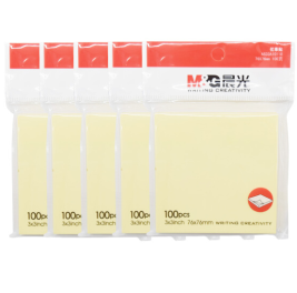 晨光 M＆G YS-03 便利贴/便签纸/报事贴/易事贴/百事贴  黄色 76*76mm