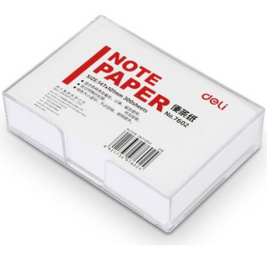 得力 deli 便签纸 7602 147*101mm (白色) 300张/盒