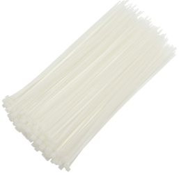 国产 自锁尼龙扎带 宽5*长250mm (白色)（500条/包）