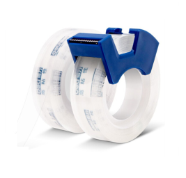 得力30038高透文具胶带套装12mm*20m  (2卷/卡)