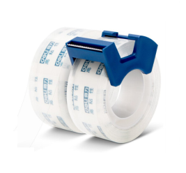 得力30039高透文具胶带套装18mm*20m  (2卷/卡)