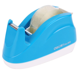 得力 deli 小号胶带座 808 (混色) (适用最大胶带宽18mm)(颜色随机)