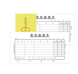 主力 费用报销单 48K 175*95mm 24页/本 20本/包