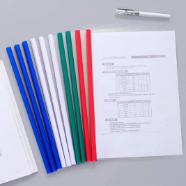 红杰 抽杆夹/文件夹/拉杆夹 Q310 10mm  A4  30张