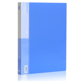 得力 deli 2孔O型文件夹 5382 A4 背宽30mm (蓝色)