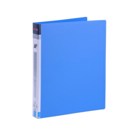 远生文件夹 Usign 2孔D型夹 US-812/2R A4 背宽38mm (蓝色)