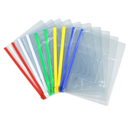 红杰 PVC透明拉边袋 B5 18C