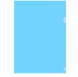 红杰 二页文件套/透明文件夹A4 E310 30个/包（蓝色）