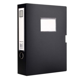 齐心PP高级档案盒 HC-75 A4 75mm（黑色、蓝色）