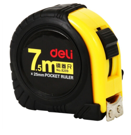 得力 deli 钢卷尺 8209 7.5m