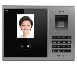 得力 deli 人脸指纹考勤机 3749