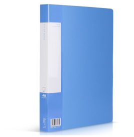 齐心 Comix 资料册/文件册 PF40AK A4 40页 (蓝色、黑色)