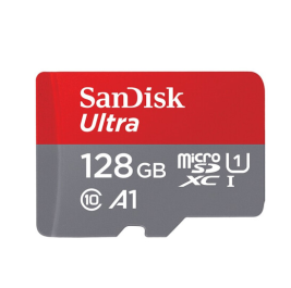 闪迪 SanDisk A1 TF存储卡 MicroSDXC UHS-I U1 C10 A1 SDSQUNC-128G-ZN3MN 128G 读速100MB/s 至尊高速