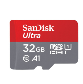 闪迪 SanDisk A1 TF存储卡 SDSQUNC-032G-ZN3MN 32G U1 C10 A1 至尊高速移动版内存卡 读速120MB/s