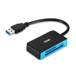 飚王 SSK 读卡器 SCRM330 高速USB3.0多合一读卡器 支持TF/SD/CF卡