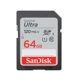闪迪 SanDisk SD存储卡 C10 SDSDUNC-064G-ZN6IN 64GB 至尊高速SDXC UHS-I Class10-80M/S(新老包装交替发货 新包装为100M/S)