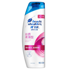 海飞丝 head&shoulders 去屑洗发露 (丝质柔滑) 400ml/瓶 12瓶/箱