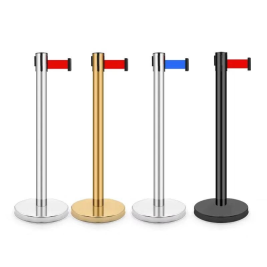 伸缩带不锈钢隔离栏  2米线