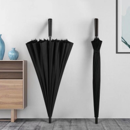 国产 长柄雨伞 24骨大号  直径115cm（黑色 藏青色 红色）颜色随机