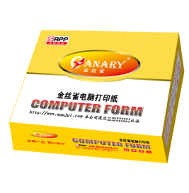 金丝雀 电脑打印纸 80列 四联 二等分