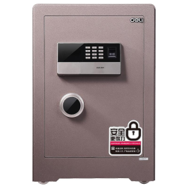 得力(deli)保险柜 指纹+密码双重防盗国标保险箱 27306 高60cm 3C保险箱