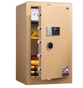 得力 deli 保险柜 电子密码保险箱 高80cm 4080 金色