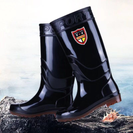 国产  高筒雨鞋  38~45码（黑色）