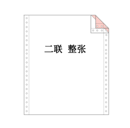 蓝东坡 电脑打印纸 80列 二联 整张