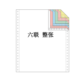 蓝东坡 电脑打印纸 80列 六联 整张