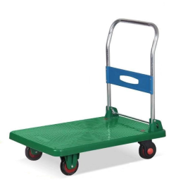 国产 静音折叠扶手 手推车  90*60cm（绿色）