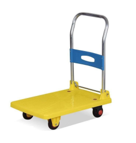 国产 静音折叠扶手 手推车  90*60cm（黄色）