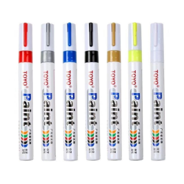 东洋 TOYO 油漆笔 SA-101 2.8mm（八色：金色/银色/红色/黄色/绿色/蓝色/黑色/白色）