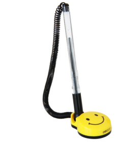 得力 deli 微笑办公桌面台笔 6793 0.5mm (黑色)