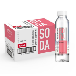 农夫山泉 长白山天然苏打水 水蜜桃味 410ml/瓶 15瓶/箱