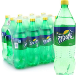 雪碧 Sprite 碳酸饮料 1.25L/瓶 12瓶/箱