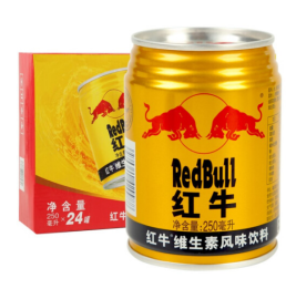 红牛 RedBull 维生素功能饮料 250ml/罐 24罐/箱