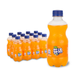 可口可乐 Coca'Cola 芬达 碳酸饮料 300ml/瓶 24瓶/箱