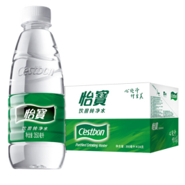 怡宝 Cestbon 饮用纯净水 350ml/瓶 24瓶/箱